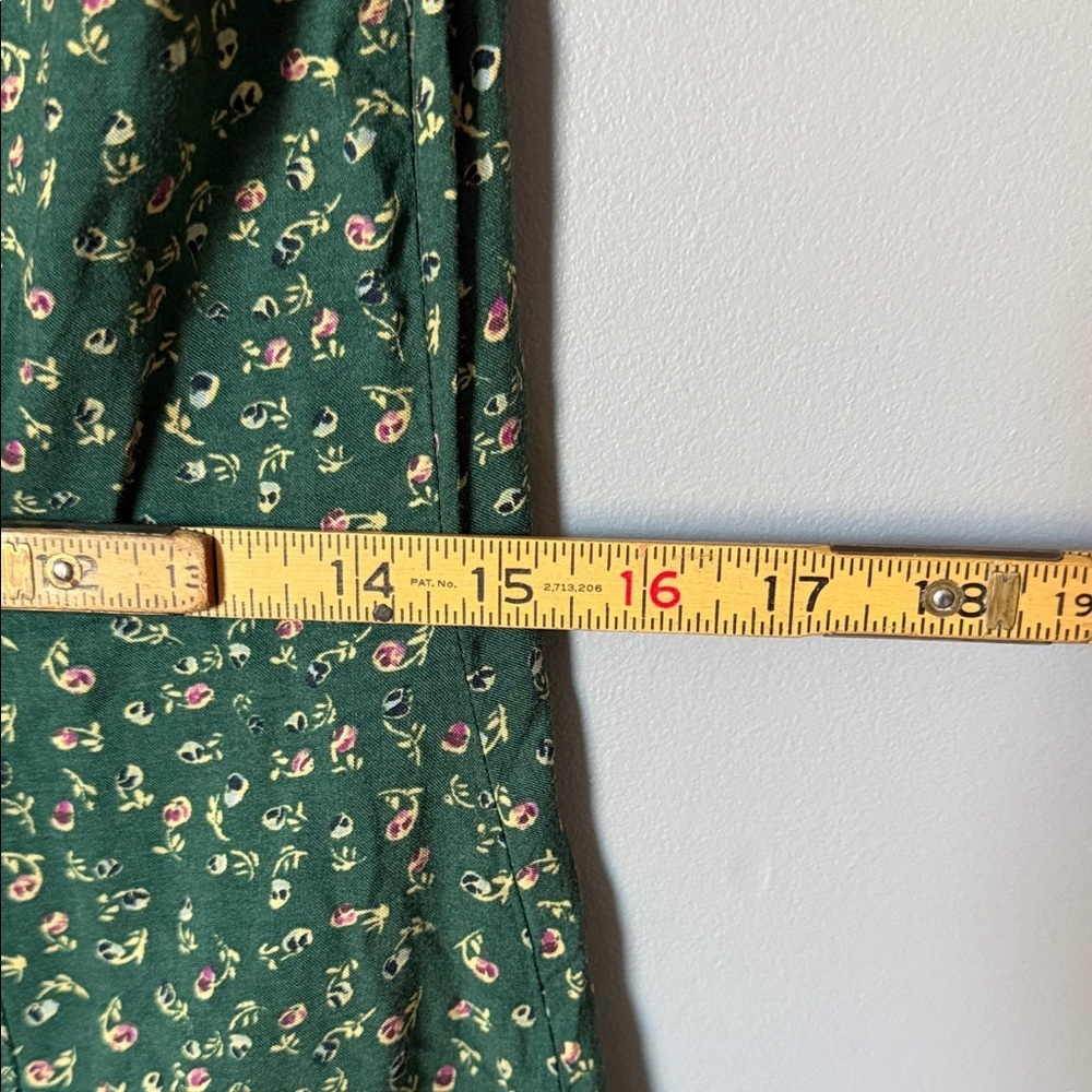 Honors Women’s Cottagecore Floral Ditsy Buttondown Midi Romper Small - Picture 8 of 9